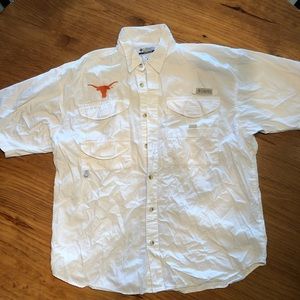 Men’s Columbia X University of Texas PFG Button Up